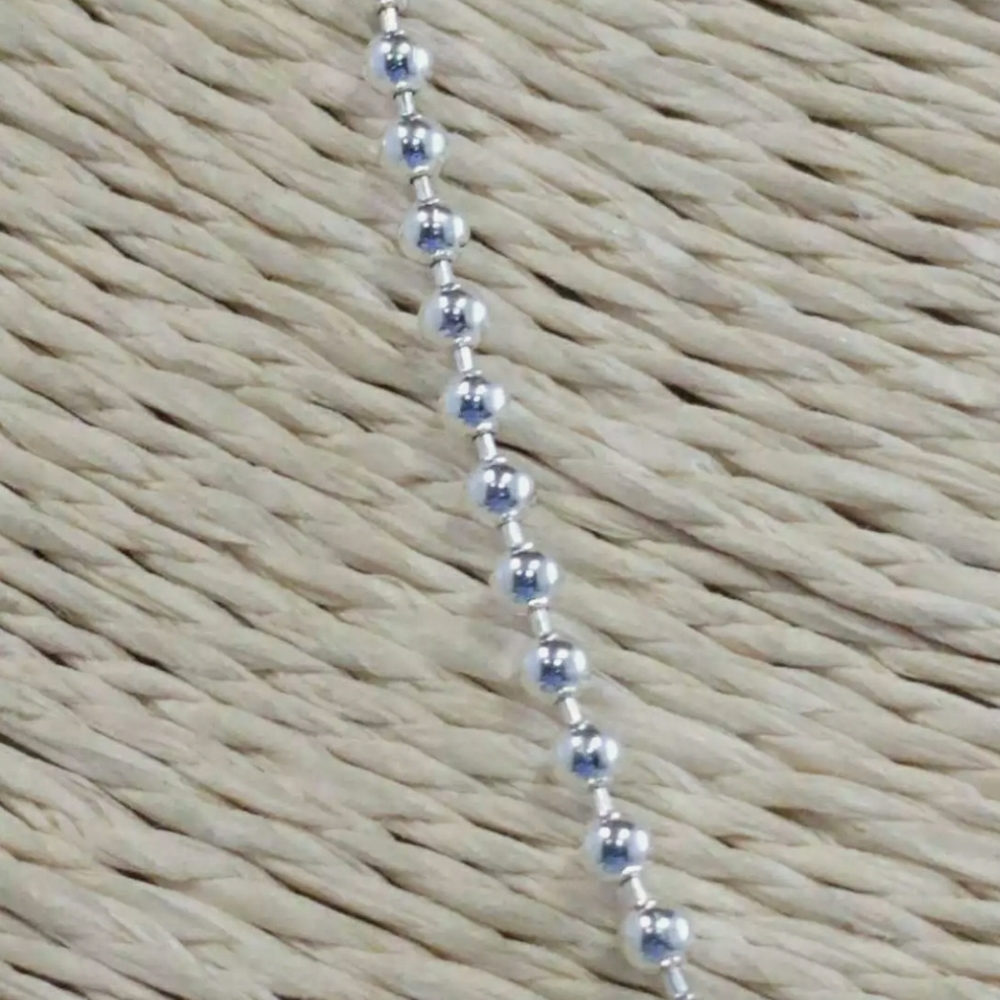 FLASH SALE MILOR ITALY 2MM BALL NECKLACE 16"
